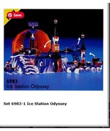 LEGO 6983- Space- Ice Planet 2002- Ice Station Odyssey-Incomplete (see descrip) - $150.00