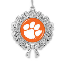 61946 Clemson Wreath Christmas Ornament - £13.37 GBP