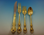 Spanish Provincial Gold by Towle Sterling Silver Flatware Service Set 12 - £3,315.62 GBP