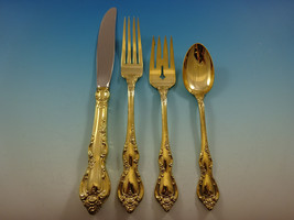 Spanish Provincial Gold by Towle Sterling Silver Flatware Service Set 12 - £3,312.09 GBP