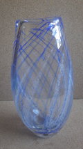 Vintage Mcm Konst Glashyttan Urshult Sweden Art Glass Vase - £64.34 GBP