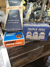 Three Vintage Auto Parts Boxes Empty TRW, Grant And Triple Seal - $19.99