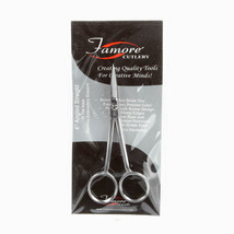 Famore 4 Inch Angled Straight In The Hoop Machine Embroidery Scissors - $19.95
