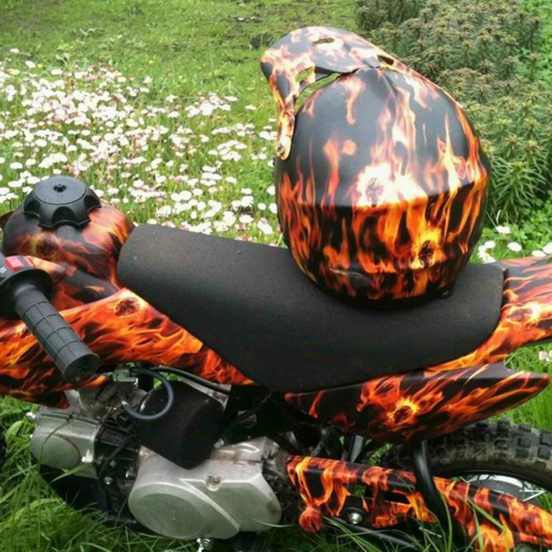 Free Shipping 0.5mx2m/10m/20m Hydro Printing Cost Hydro Dipping Motorcycle Flame - £110.96 GBP