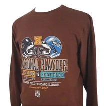 Seattle Seahawks Chicago Bears 2011 NFC Divisional Playoff T-Shirt L/S S... - £14.05 GBP