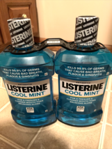 LISTERINE Cool Mint Antiseptic Mouthwash 1.5 Liters Pack Of 2 - £18.94 GBP