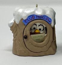 Hallmark Club Hollow Christmas Owl Keepsake Ornament Collector&#39;s Club Box 1990 - £7.94 GBP