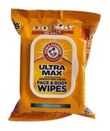Arm &amp; Hammer  Ultra Max Face &amp; Body  Wipes  Cool Water  30 Wipes - $7.99
