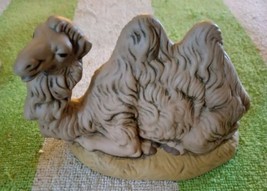 Vintage Bactrian Camel Figurine 4.5&quot; Lying Down Creche Nativity Italy - $22.52