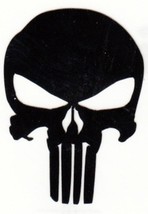 REFLECTIVE Punisher decal sticker up to 12 inches Black RTIC fire helmet... - $3.46+