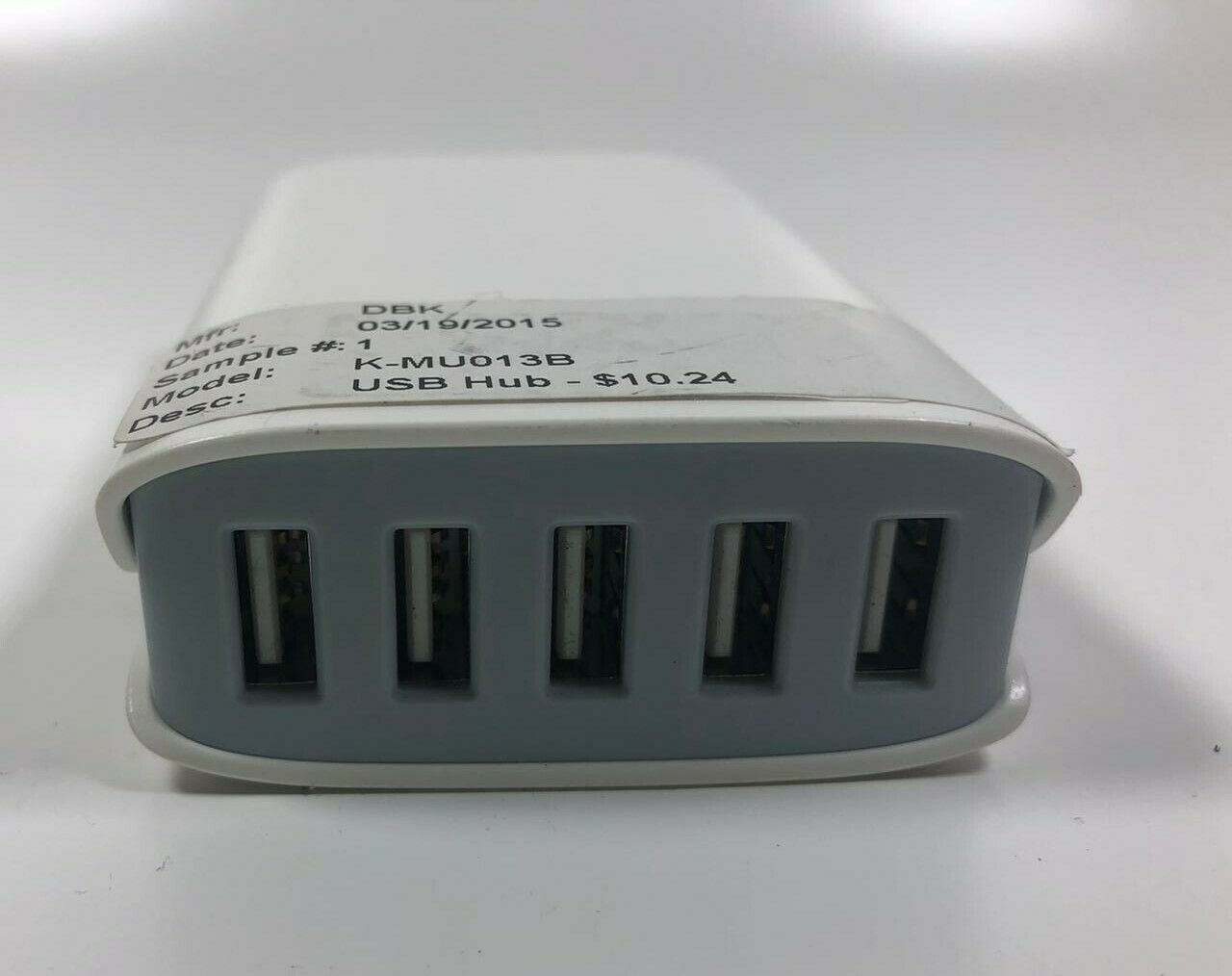 USB Charger 5 Port Hub K-MU014A - White - $7.76
