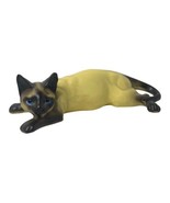 Vintage Japan Siamese Cat Kitten Matte Bisque Ceramic Statue Figurine La... - £25.73 GBP