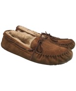 Ugg Dakota Slip On Leather Slippers Wool Lining Womens Brown 10 - $67.68 CAD