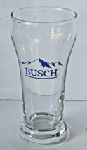 Busch 8oz Beer Sham Glass 5 3/4&quot; Tall Bar Tavern Pub - £7.45 GBP