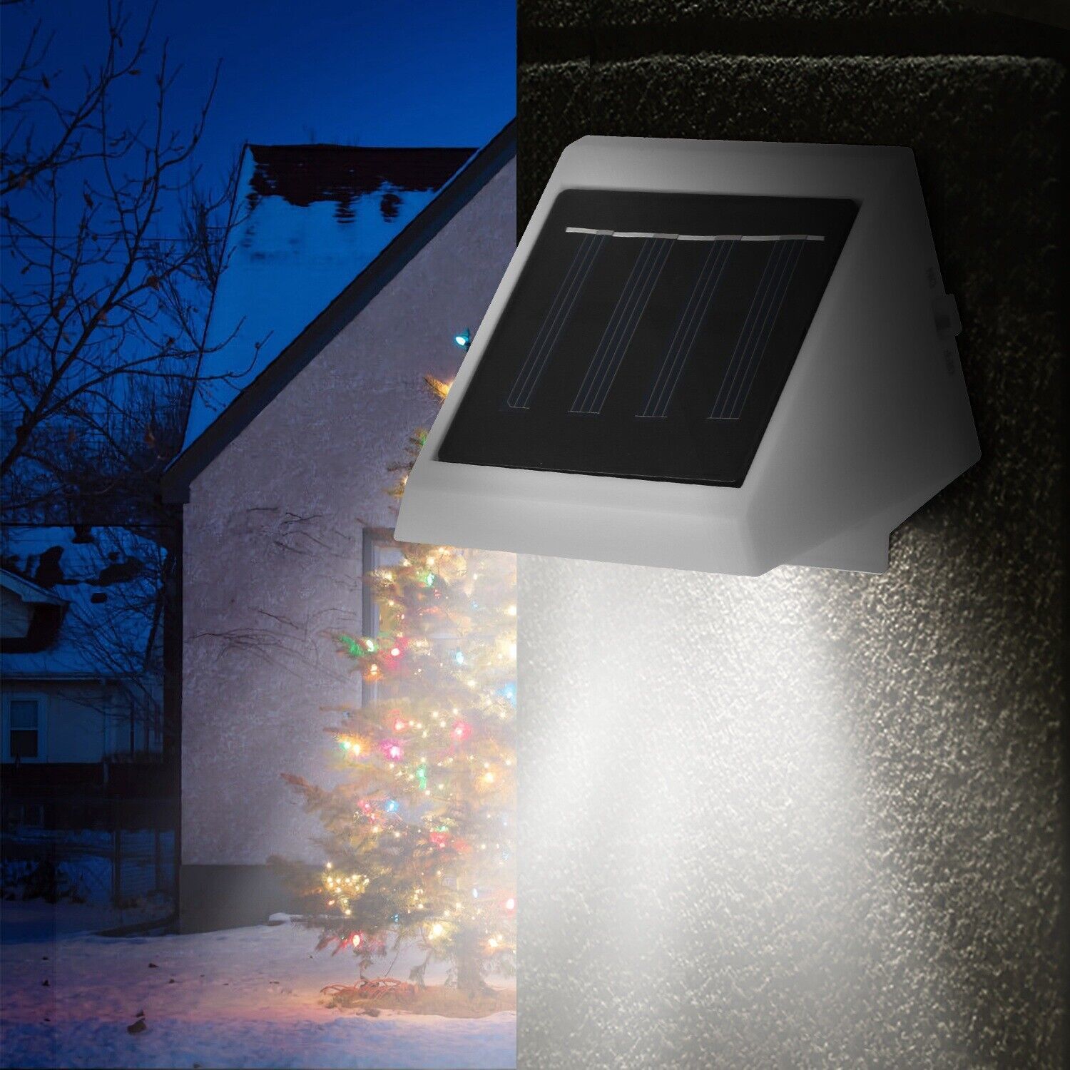 Primary image for Led Solar Wall Light Stairs Fence Garden Yard Outdoor Security Lamp Waterproof