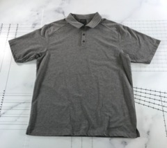 Magpul Polo Shirt Mens Large Heather Grey Short Sleeve Cotton Blend - $22.76