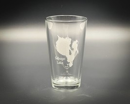 Sebago Lake - Maine Lake Life - Laser engraved pint glass - $11.99