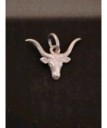 Retired 925 Sterling Silver James Avery Longhorn Charm Free Shipping - $140.32 CAD