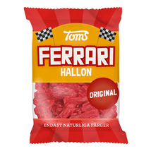 Toms Ferrari Hallon raspberry original candy bags (SET OF 12 bags) - £34.88 GBP