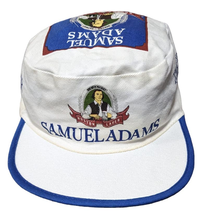 Sam Samuel Adams Boston Lager Beer Logo Painter Style Cap Hat Cotton Vintage 80s - £11.86 GBP