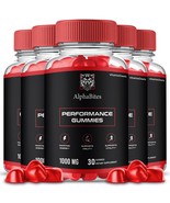 5 Pack AlphaBites Men’s Gummies Extra Strength Daily Wellness Support - $123.50