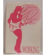 BONNIE RAITT - VINTAGE ORIGINAL CONCERT TOUR CLOTH BACKSTAGE PASS  *LAST... - $187.91 MXN