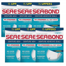 Sea-Bond Secure Denture Adhesive Seals, Original Uppers, Zinc Free, All Day Hold - £31.30 GBP