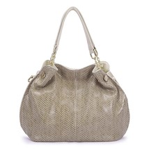 2023 Women Fashion Shoulder Bags Ladies New Large-Capacity Serpentine Handbag Hi - £54.28 GBP