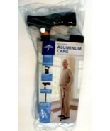 Medline FOLDING ALUMINUM MEDICAL WALKING CANE Adjustable w/Locking Collar - $9.49