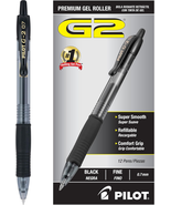 , G2 Premium Gel Roller Pens, Fine Point .7 Mm, Black, Pack of 12 (Dozen... - $18.86