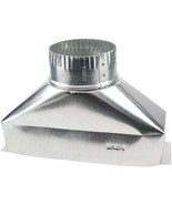 Deflect-O Jordan 4 in. Dia. x 10 in. L Galvanized Steel Duct - $24.21