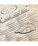 1954 Standard &amp; Triumph Dealers Import Advertisement Autocar Automobilia... - $42.12 CAD