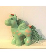 Vintage HASBRO AQUA/PINK BRAIDED HAIR My Little Pony 1999 7&quot; X 6&quot; - $11.83