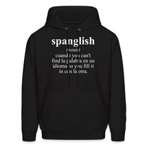 Spanglish noun Definition Cuando You Can&#39;t Find La Palabra Unisex Hoodie royal b - £30.03 GBP