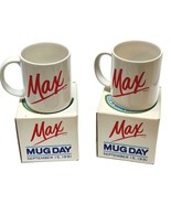 Toronto Blue Jays 1991 MAX Maxwell House Mug Lot 2 Game Day 1991 Basebal... - $63.30