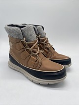 SOREL Explorer Carnival Waterproof Winter Boots Tan Brown Women’s Size 6.5 - £90.85 GBP