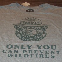 Vintage Style Smokey The Bear Only You T-Shirt 1980&#39;s Mens Large New w/ Tag - $19.80