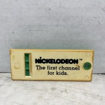 Vintage NICKELODEON PROMOTIONAL Whistle Keyring KeyChain (1979) - GREEN - £19.77 GBP
