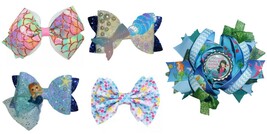 NEW Mermaid Girls Hair Bow Clips - $4.79+