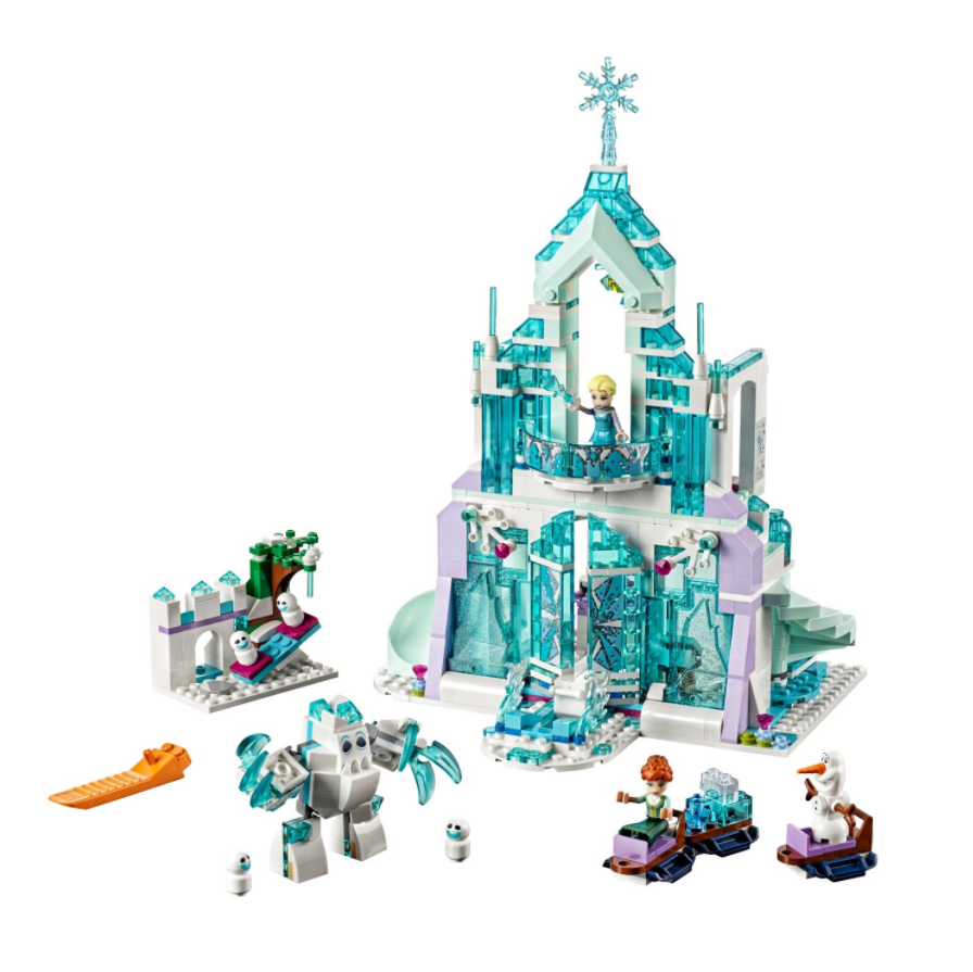 Primary image for LEGO Disney Princess Elsa Magical Ice Palace Frozen Castle w/ Anna, Olaf Snowman