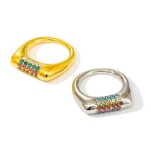 Trendy Gifts: Waterproof Stainless Steel PVD 18K Gold Plated Colorful Zi... - $26.00