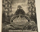 Survivor Guatemala Tv Guide Print Ad Reality Show TPA9 - £4.71 GBP