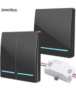 SMATRUL 433Mhz smart push Wireless Switch Light RF Remote Control AC - £18.37 GBP