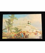 Vintage Postcard 3.5 x 5.5&quot; 1966 Grace Cruise Line Santa Rosa Santa Paul... - $186.88 MXN