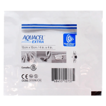 Aquacel Extra Wound Dressing 10cm x 10cm x 5 | 420672 | Wound, Ulcers, Op, Burns - $30.67