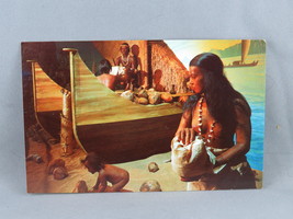 Vintage Postcard - Early Hawaiians Hawaiian Wax Museum - Helbigs Hawaii ... - £11.71 GBP