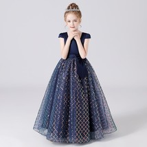 Sparkly Girls Formal Birthday Party Concert Dresses Glitter Tulle Puffy ... - £149.06 GBP