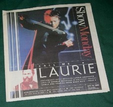 LAURIE ANDERSON SHOW NEWSPAPER SUPPLEMENT VINTAGE 1999 - $24.99