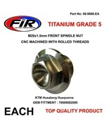 titanium front  axle spindle nutHUSQVARNA XC TX 125 17-19, TX 300 17-19 - $29.74