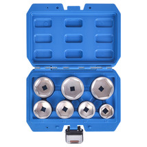 For Bmw Mercedes Vw 7Pc Metric Oil Filter Cap Wrench Socket Tool Set 24Mm - 38Mm - £37.76 GBP